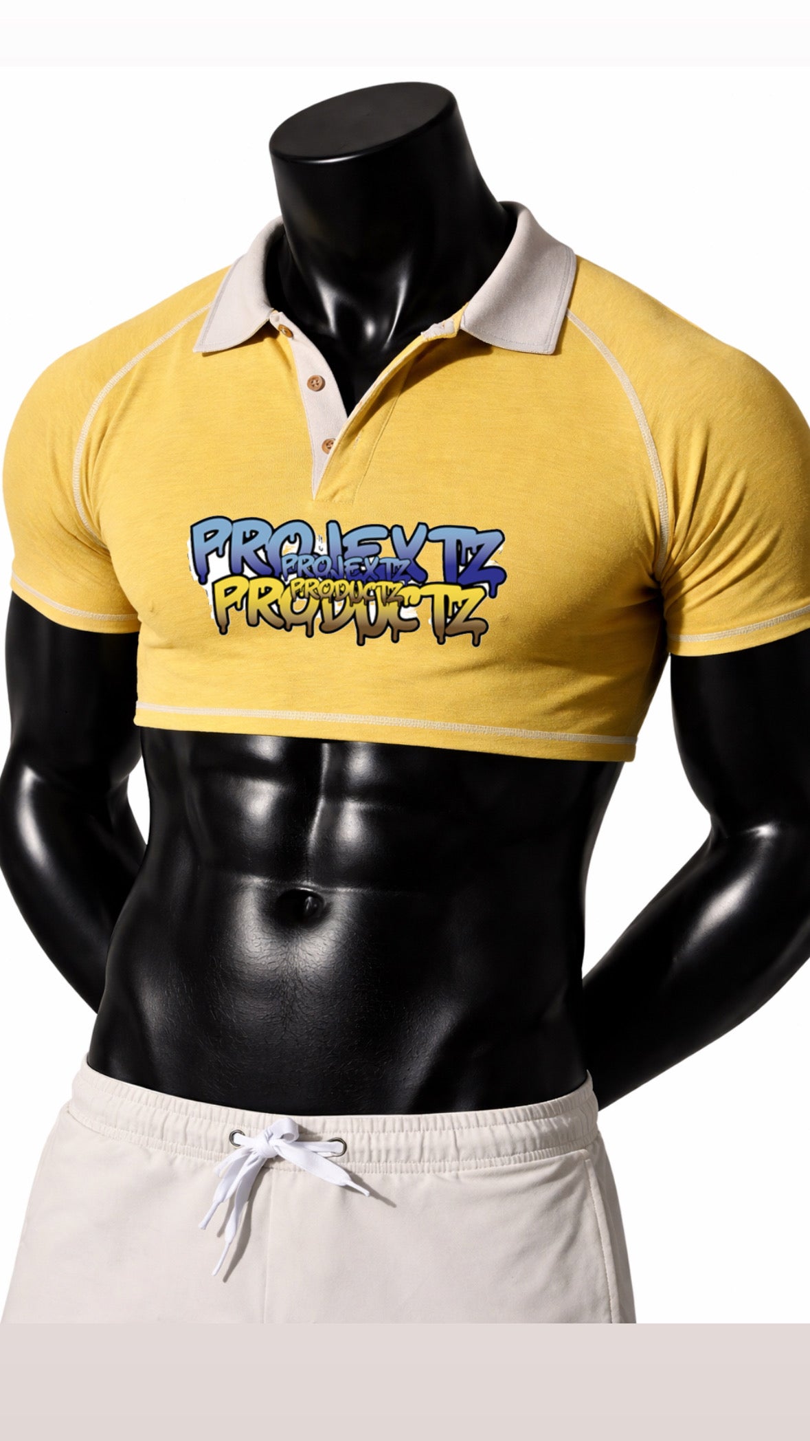 Big Logo Gold Crop